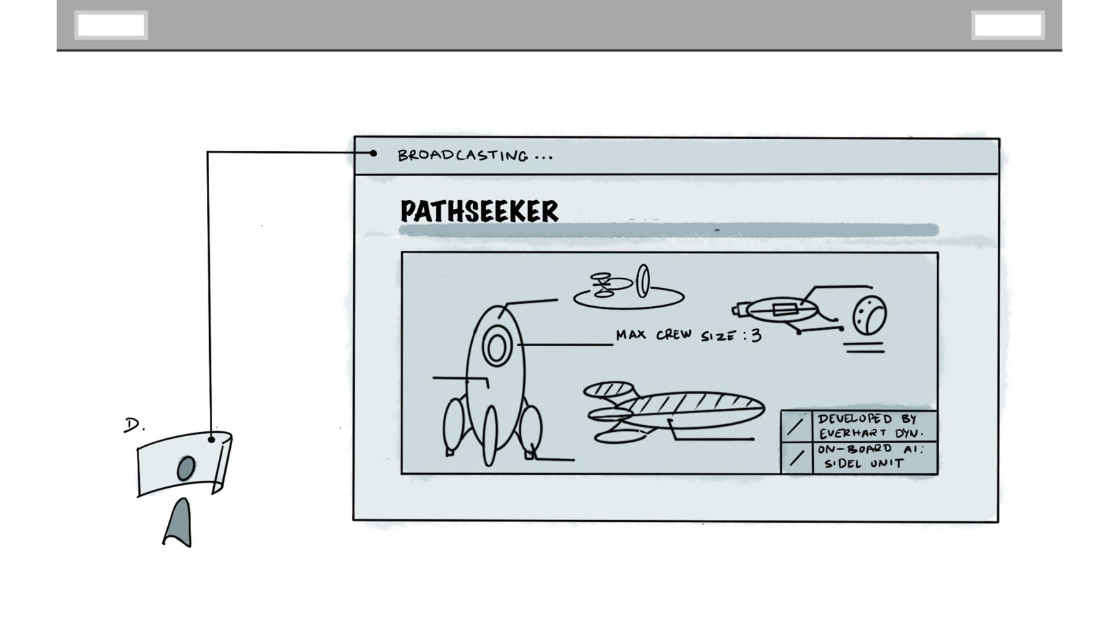 Mission briefing storyboard panel 4 of 13