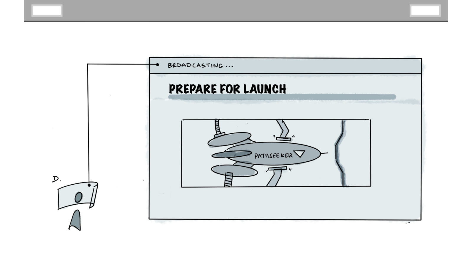 Mission briefing storyboard panel 12 of 13